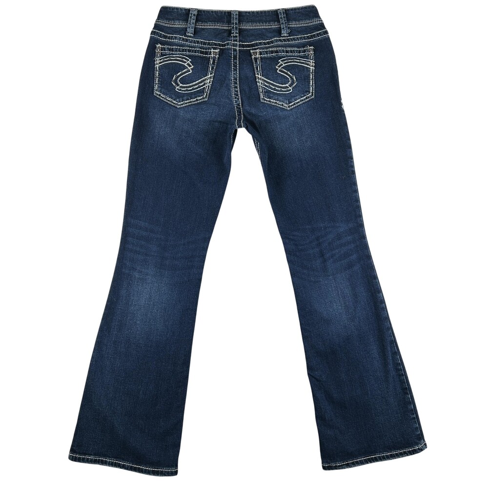 Silver Jeans Co Suki Bootcut Jeans Womens 30x32 Blue Medium Wash Stretch EUC
